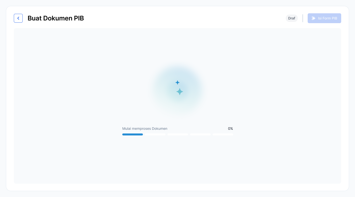 The AI extraction step reading fields from the document